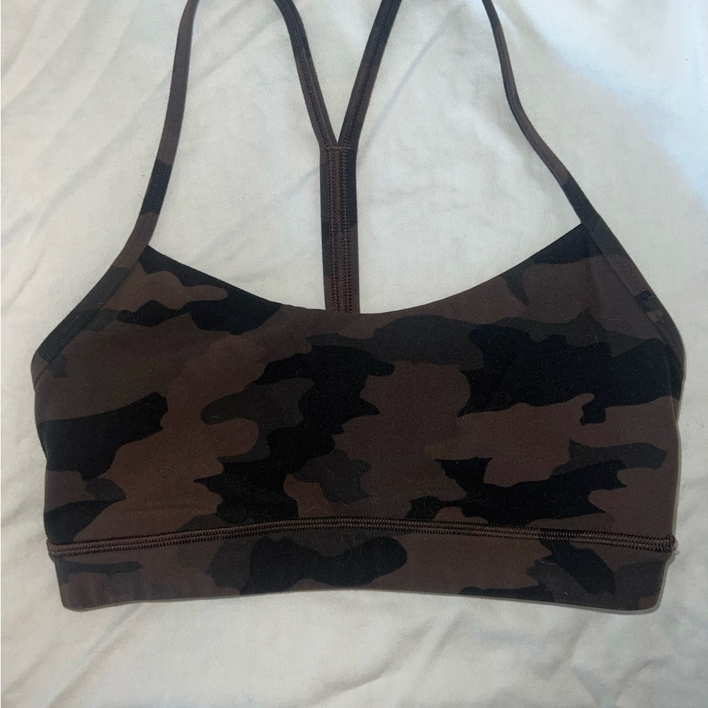 lululemon athletica Brown & Black Camo Sports Bralette